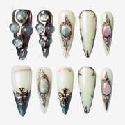 Moonlit Relic Stiletto Press-On Nails