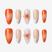 Sunset Floral Almond Press-on Nails | Salon-Pro 10PCS