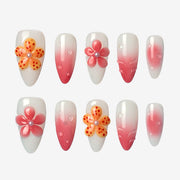 Lavender Bloom Almond Press-on Nails | Salon-Pro 10PCS