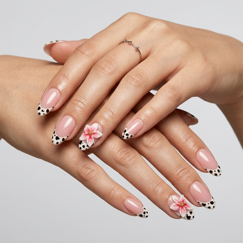 Sweet Cool Dusty Pink Press On Nails | Salon-Pro 10PCS