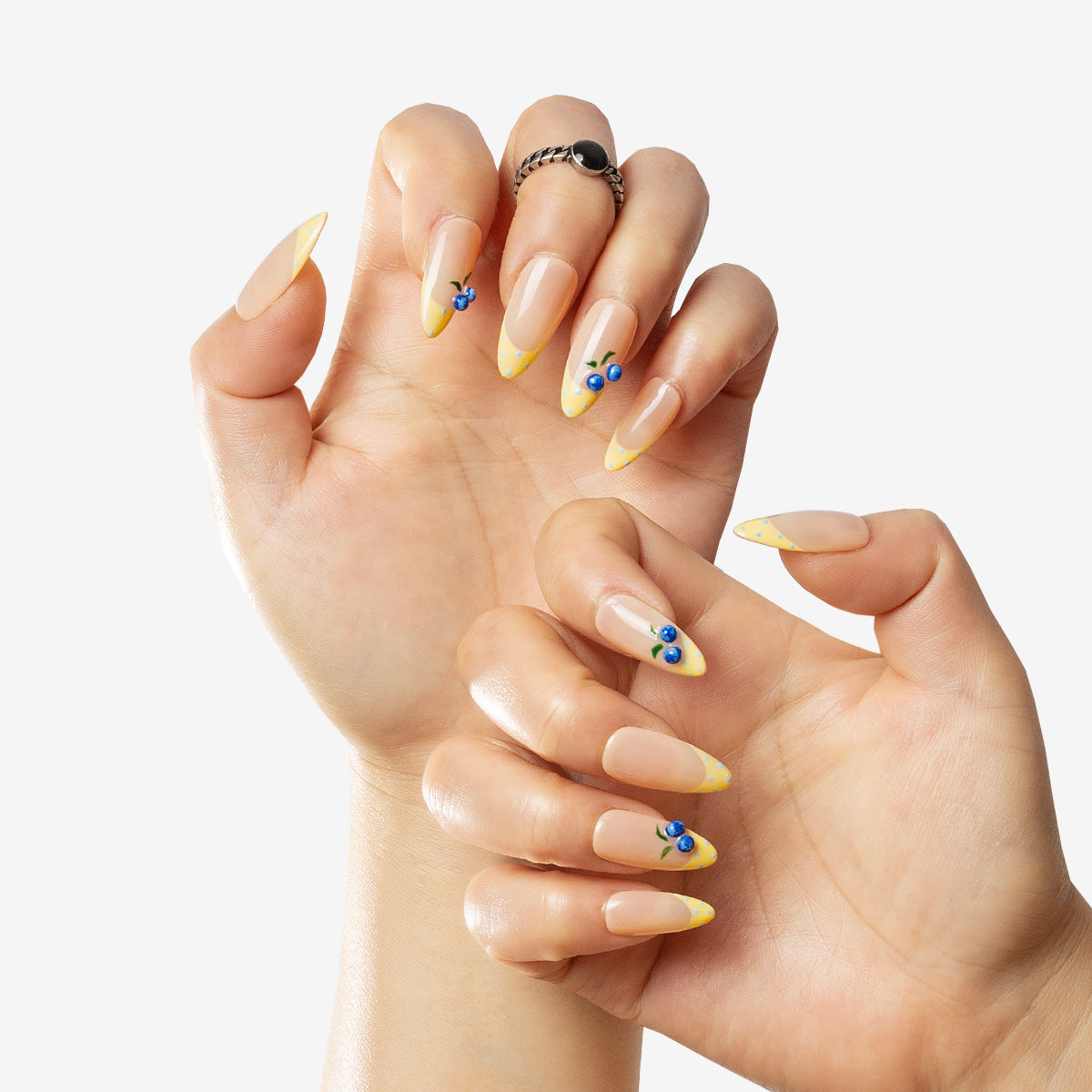 Blueberry Milk Pubbing Press On Nails | Salon-Pro 10PCS