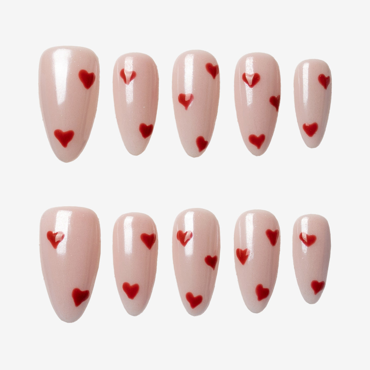 Sweetheart Creamy Press-On Nails | Salon-Pro 10PCS