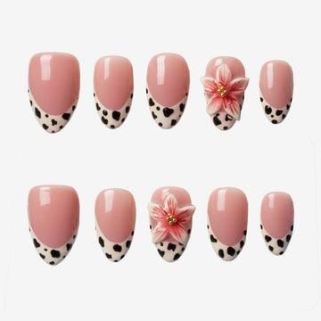 Sweet Cool Dusty Pink Press On Nails | Salon-Pro 10PCS