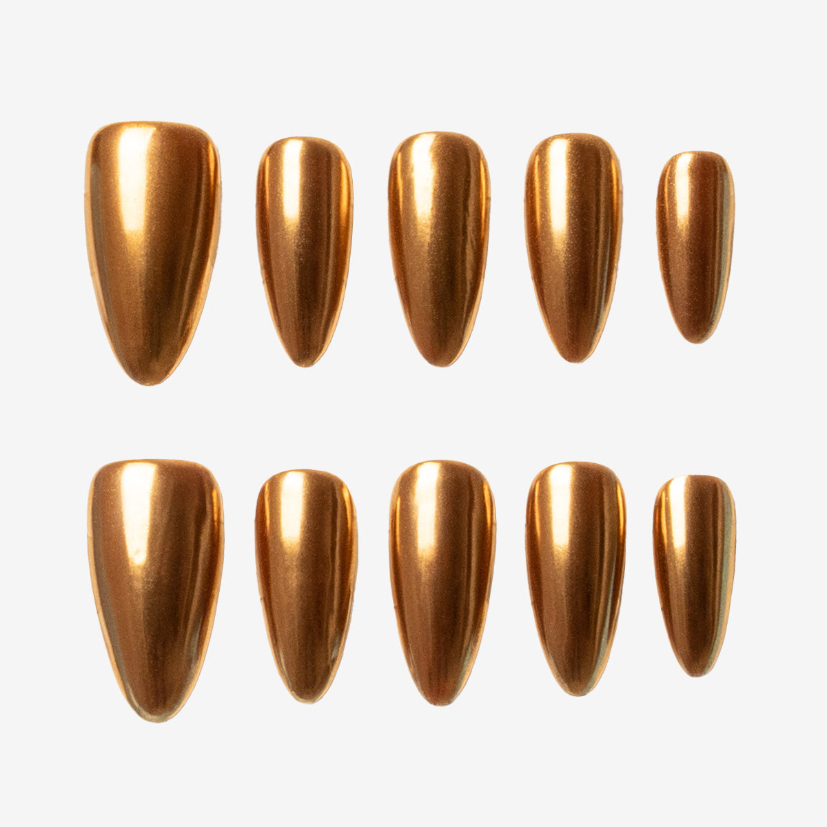 Radiant Gold Stiletto Press-On Nails