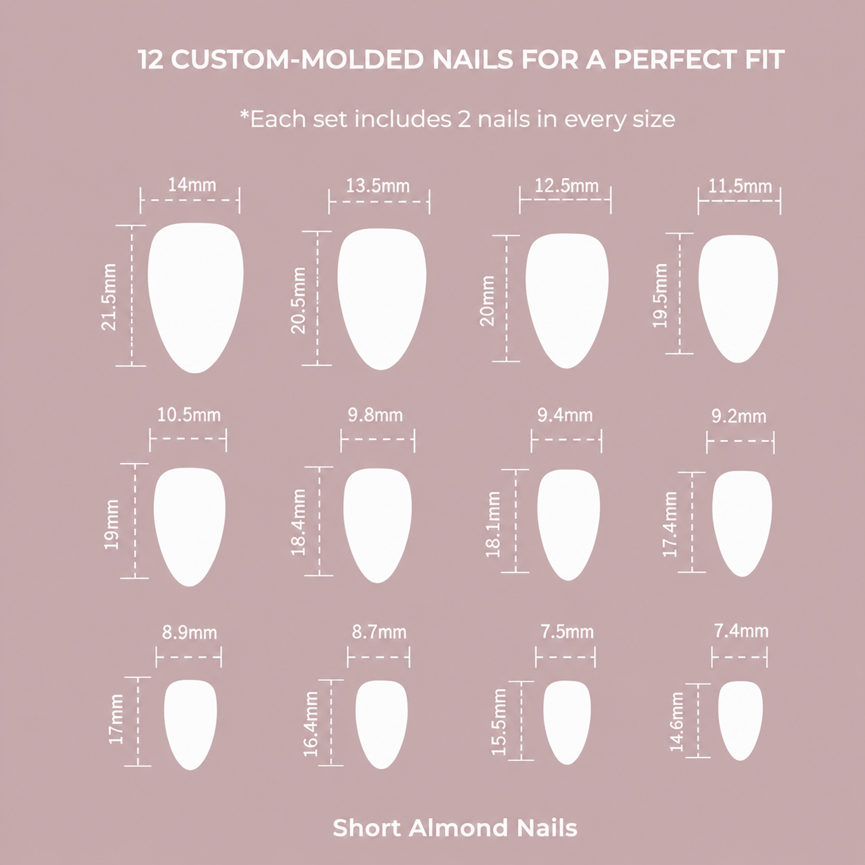 Pure Desire Ombre Blush Press On Nails 24PCS