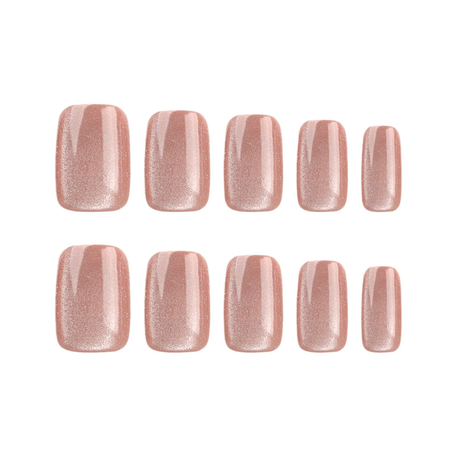 Premium Velvet Cat Eye Press On Nails 24PCS