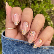 Sweet Cool Floral Ins Style Press On Nails 24PCS