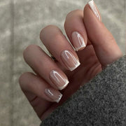 Bare Elegance French Tip Press On Nails 24PCS