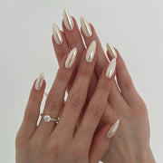Premium Reflective Chrome Press On Nails 24PCS