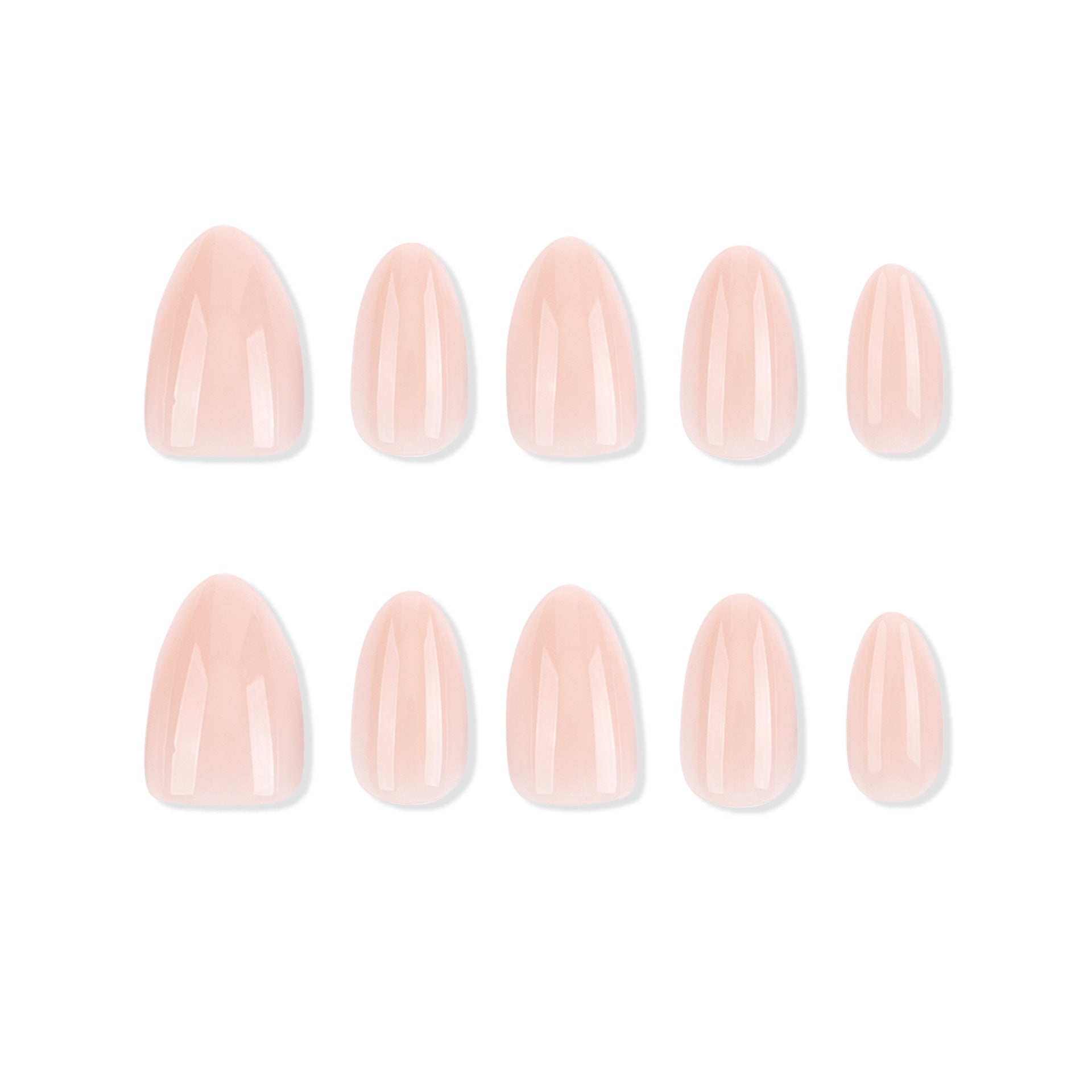 Everyday Clean Nude Short Almond Press On Nails | 24PCS