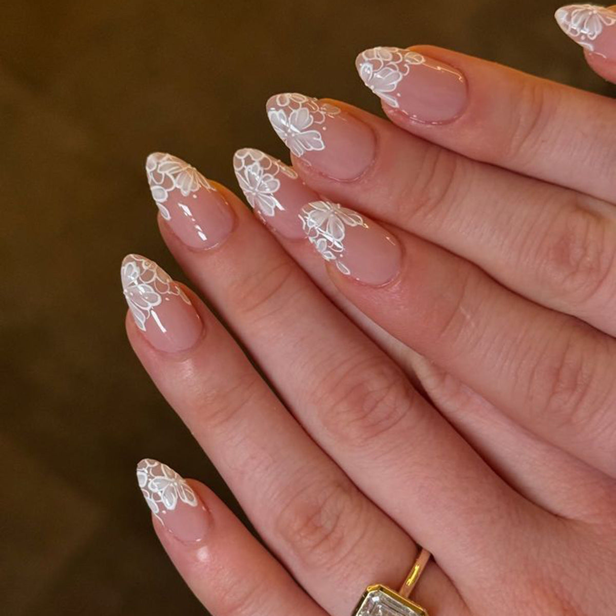 Clean Girl Nude French Press On Nails 24PCS