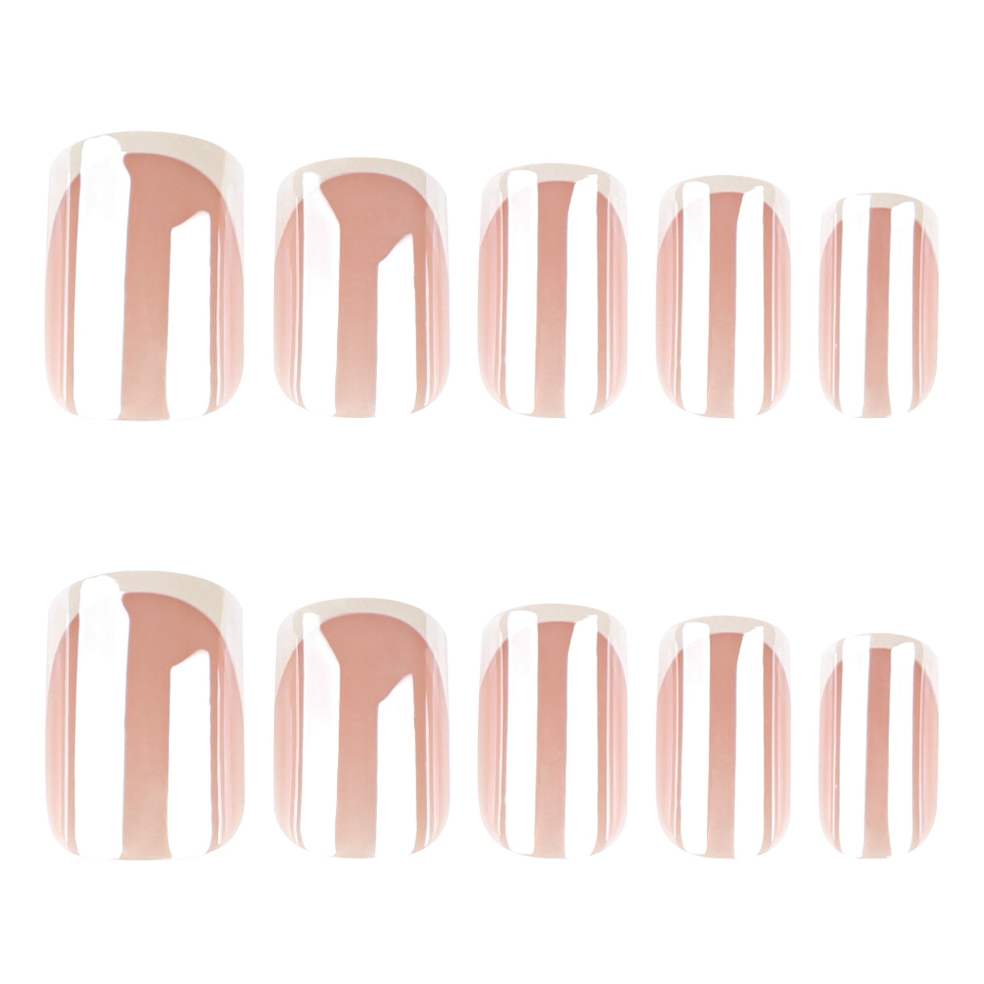 Bare Elegance French Tip Press On Nails 24PCS