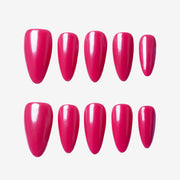 Radiant Rose Stiletto Acrylic Nails | Salon-Pro 10PCS