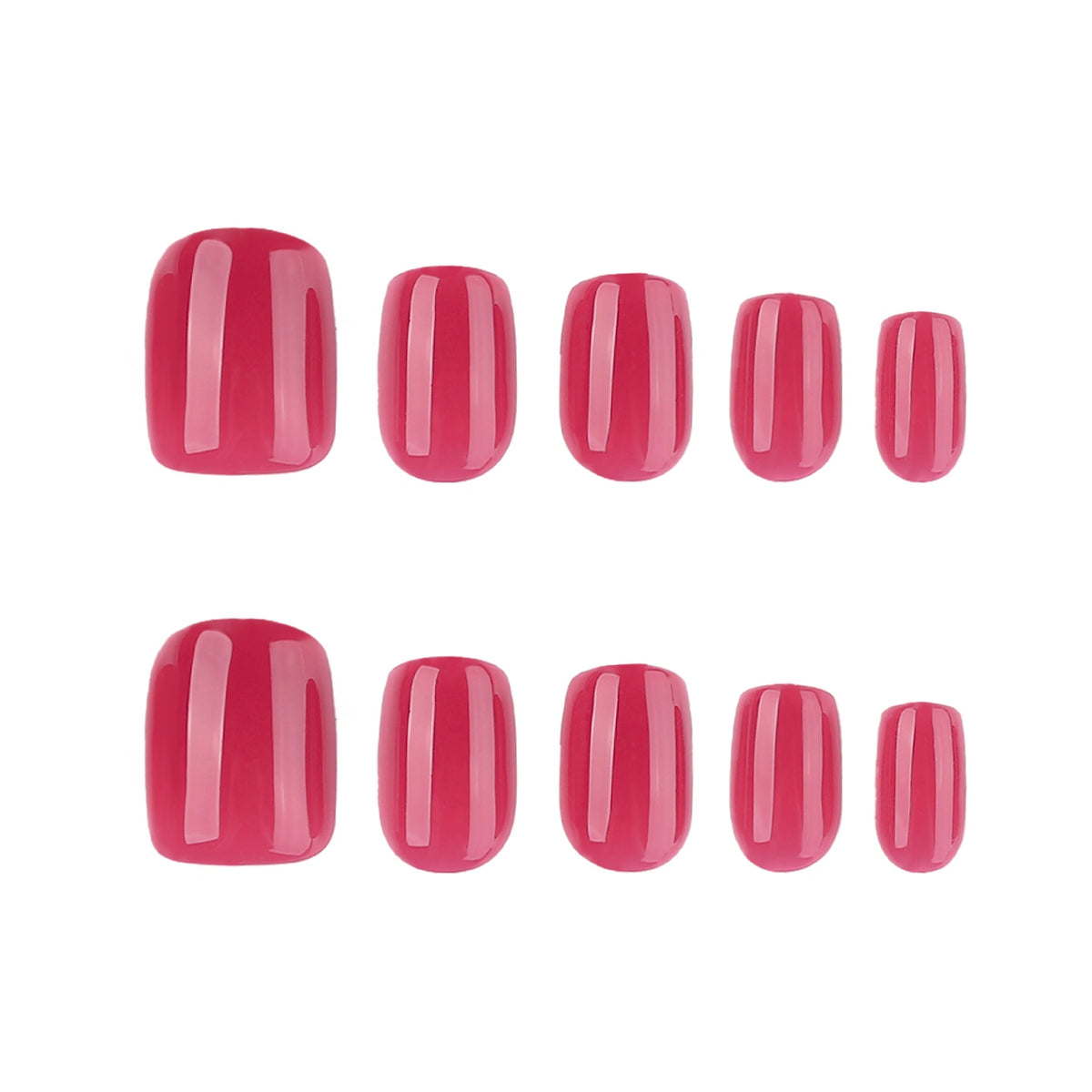 Berry Jelly Round Press On Nails 24PCS