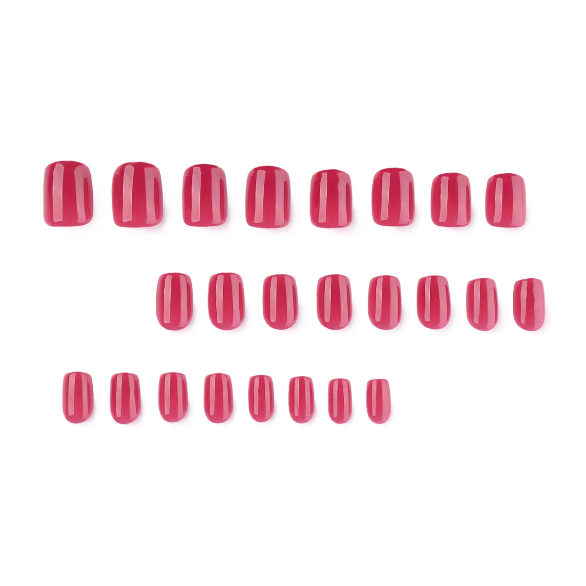 Berry Jelly Round Press On Nails 24PCS