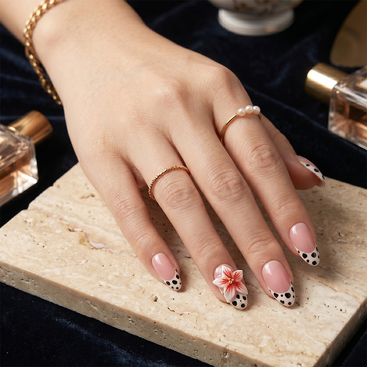 Sweet Cool Dusty Pink Press On Nails | Salon-Pro 10PCS
