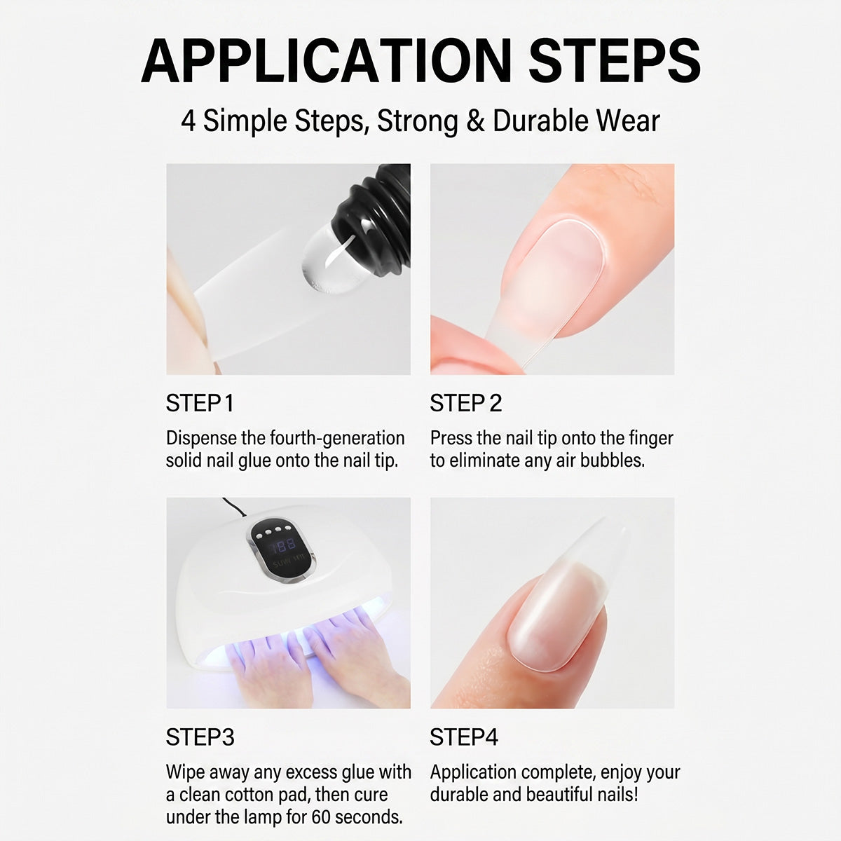Solid Nail Glue Gel Max