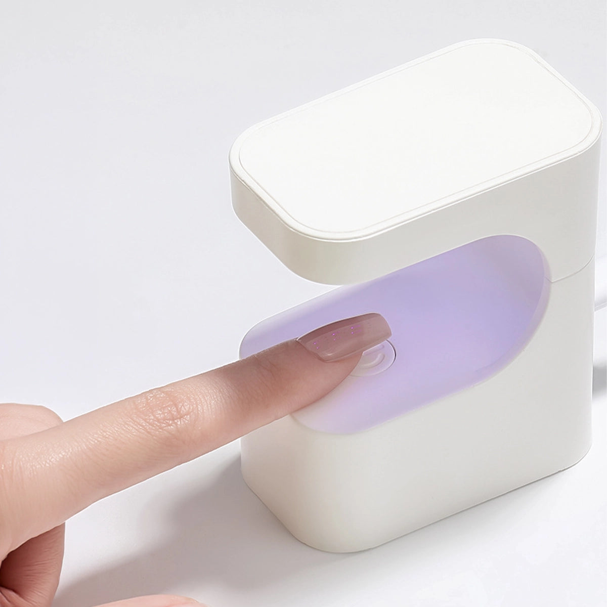 Smart Sensor Mini Square Nail Lamp | Plug-In UV Gel Curing Tool