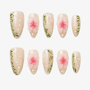 Blush Dew Almond Press On Nails | 10PCS